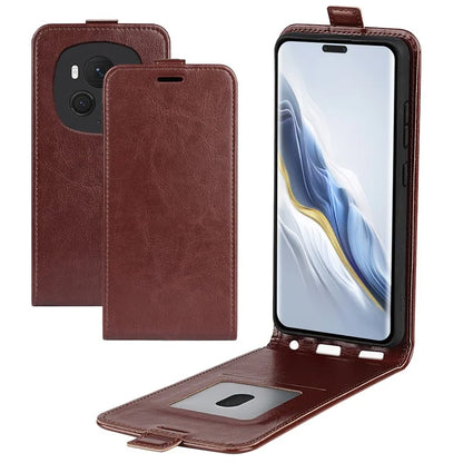 For Honor Magic6 Pro 5G Shockproof Case Card Slot Vertical Flip Phone Cover