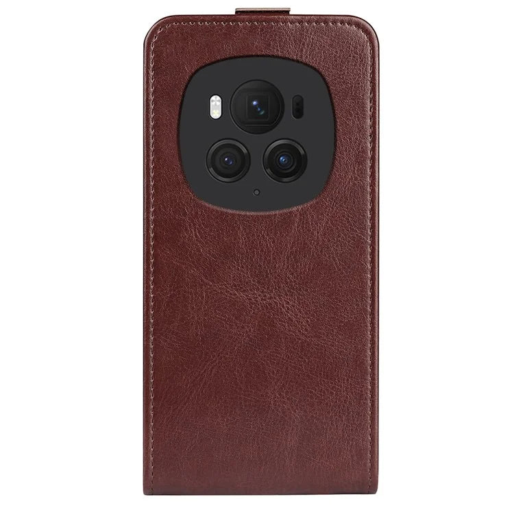 For Honor Magic6 Pro 5G Shockproof Case Card Slot Vertical Flip Phone Cover