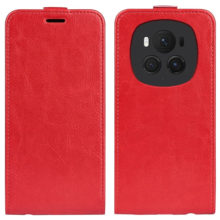 For Honor Magic6 Pro 5G Shockproof Case Card Slot Vertical Flip Phone Cover