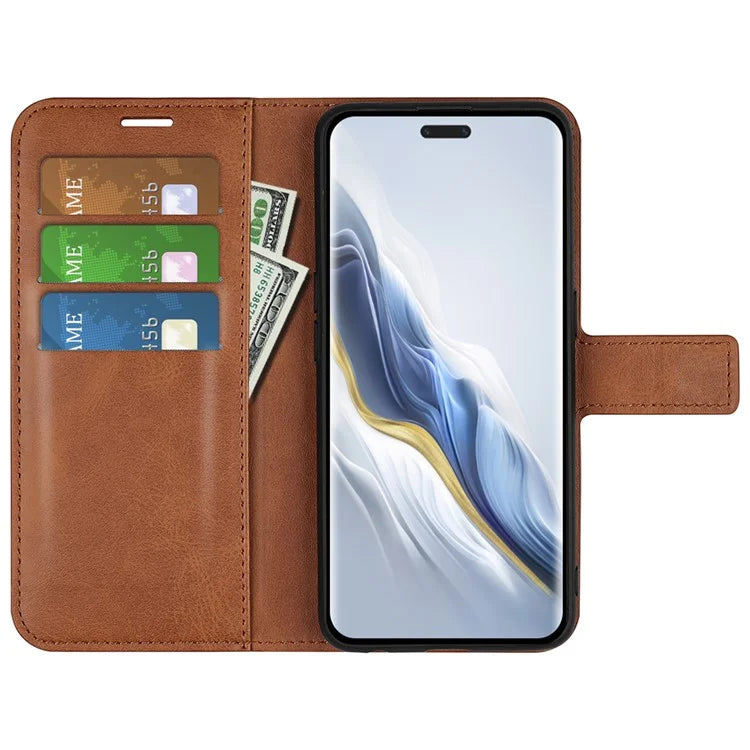 For Honor Magic6 Pro 5G Case Anti-Drop PU Leather Wallet Phone Cover