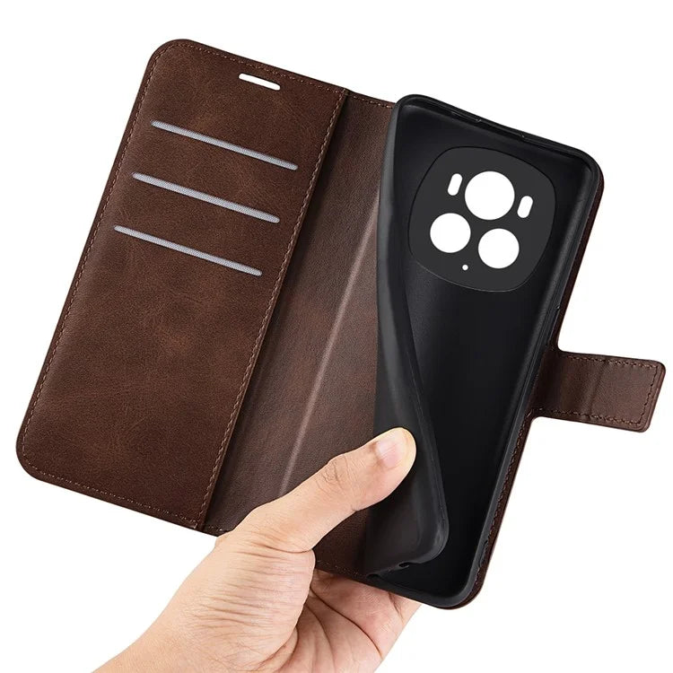 For Honor Magic6 Pro 5G Case Anti-Drop PU Leather Wallet Phone Cover