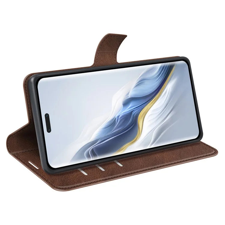 For Honor Magic6 Pro 5G Case Anti-Drop PU Leather Wallet Phone Cover