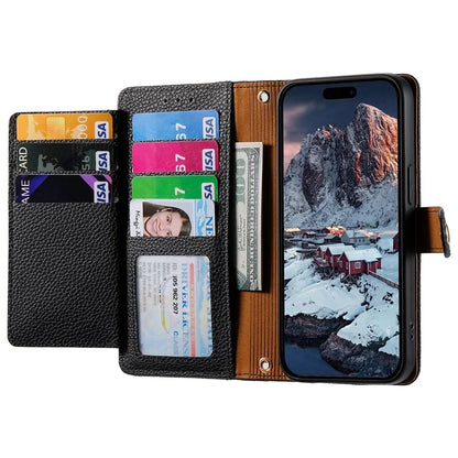 For iPhone 14 Plus Case RFID Blocking Wallet PU Leather Stand Flip Phone Cover