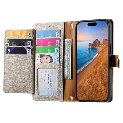For iPhone 14 Plus Case RFID Blocking Wallet PU Leather Stand Flip Phone Cover