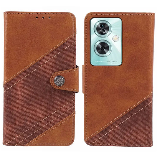For OnePlus Nord N30 SE 5G Leather Case Wallet Phone Cover Crazy Horse Texture