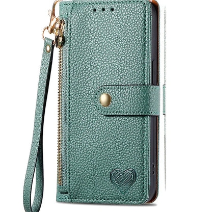 For Xiaomi Redmi Note 13 5G Case Zipper Leather Phone Cover RFID Blocking Wallet