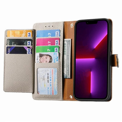 For iPhone 13 Pro Max Leather Case Wallet Zipper Pocket Phone Cover Heart Shape Imprinted