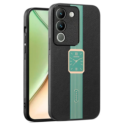 KADEM For vivo V30 Lite 5G PU+TPU+Acrylic Case Watch Pattern Smartphone Cover