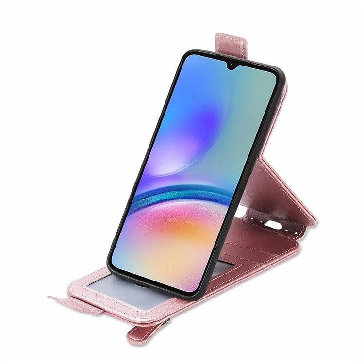 For Samsung Galaxy A05s 4G Case Leather Vertical Flip Phone Wallet Cover