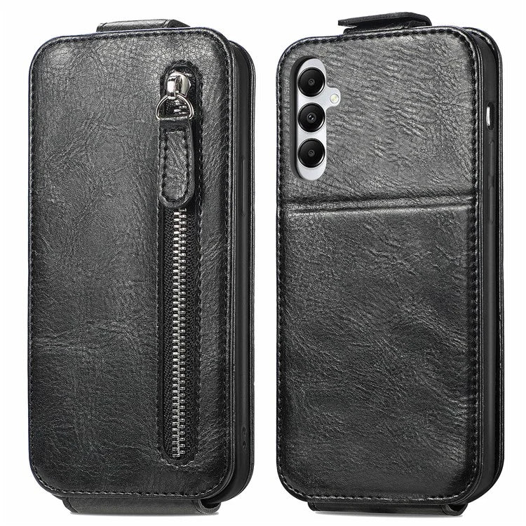 For Samsung Galaxy A05s 4G Case Leather Vertical Flip Phone Wallet Cover