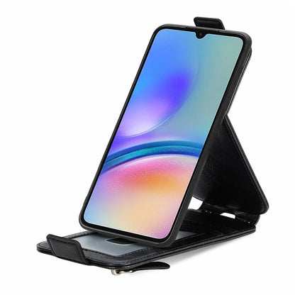 For Samsung Galaxy A05s 4G Case Leather Vertical Flip Phone Wallet Cover