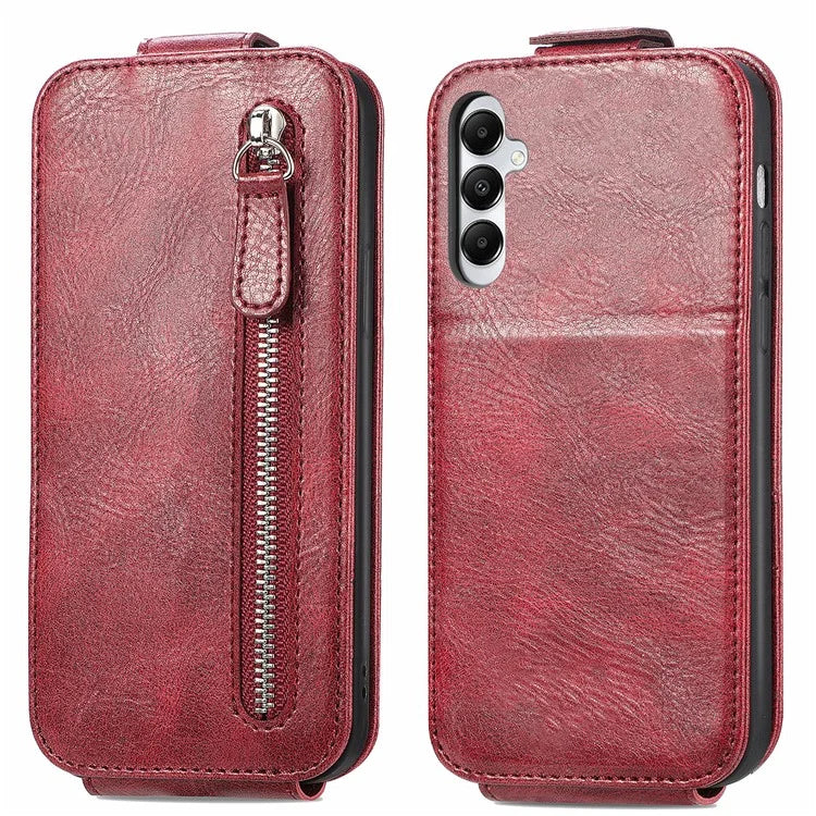 For Samsung Galaxy A05s 4G Case Leather Vertical Flip Phone Wallet Cover