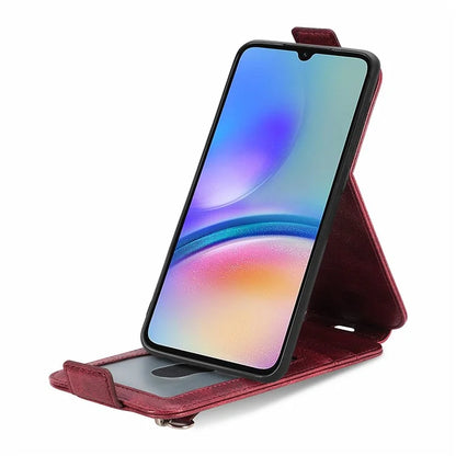 For Samsung Galaxy A05s 4G Case Leather Vertical Flip Phone Wallet Cover