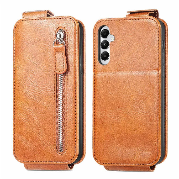 For Samsung Galaxy A05s 4G Case Leather Vertical Flip Phone Wallet Cover