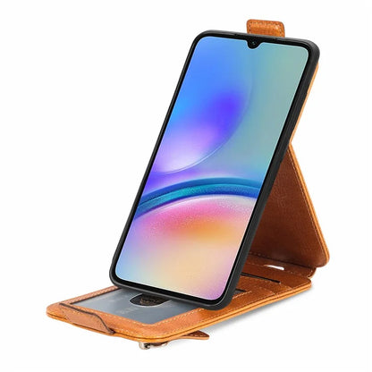 For Samsung Galaxy A05s 4G Case Leather Vertical Flip Phone Wallet Cover
