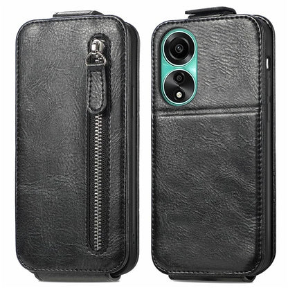 For Oppo A78 4G Case Drop Resistant PU Leather Stand Smart Phone Protector