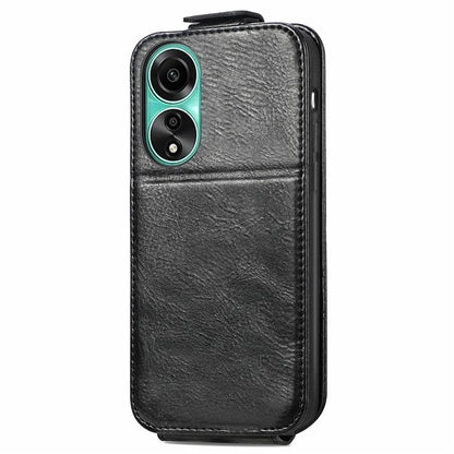For Oppo A78 4G Case Drop Resistant PU Leather Stand Smart Phone Protector
