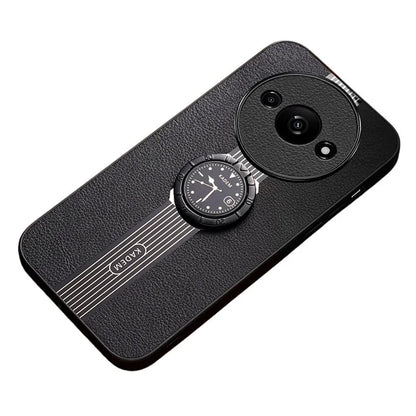 KADEM For Xiaomi Redmi A3 Case PU Leather Fall Protection Phone Back Cover Built-in Kickstand