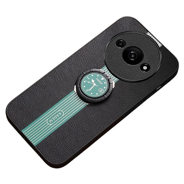 KADEM For Xiaomi Redmi A3 Case PU Leather Fall Protection Phone Back Cover Built-in Kickstand