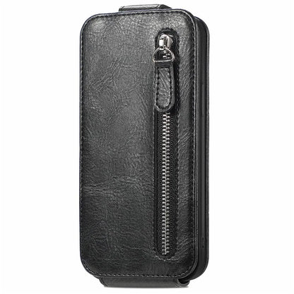 For Honor X8b 4G Case PU Leather Up and Down Open Zipper Wallet Phone Cover
