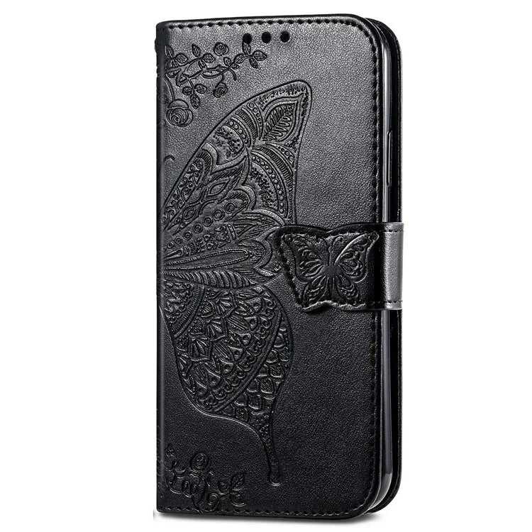 For Xiaomi Redmi Note 13 Pro 4G / Poco M6 Pro 4G Phone Case Butterfly Imprinted Cover with Card Holder