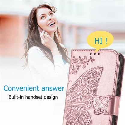 For Xiaomi Redmi Note 13 Pro 4G / Poco M6 Pro 4G Phone Case Butterfly Imprinted Cover with Card Holder