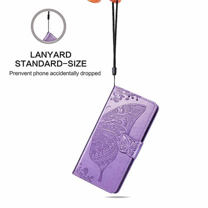 For Xiaomi Redmi Note 13 Pro 4G / Poco M6 Pro 4G Phone Case Butterfly Imprinted Cover with Card Holder