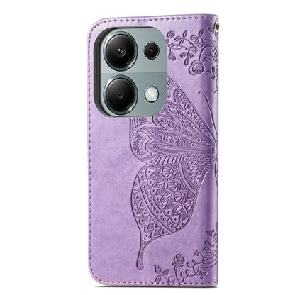 For Xiaomi Redmi Note 13 Pro 4G / Poco M6 Pro 4G Phone Case Butterfly Imprinted Cover with Card Holder