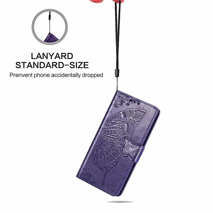 For Xiaomi Redmi Note 13 Pro 4G / Poco M6 Pro 4G Phone Case Butterfly Imprinted Cover with Card Holder