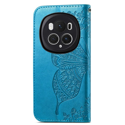 For Honor Magic6 Pro 5G Wallet Case Imprinted Butterfly Pattern Phone Protective Shell