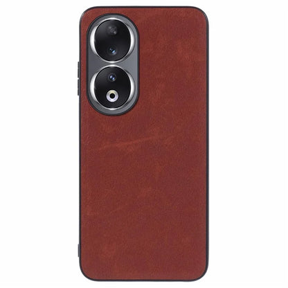 For Honor 90 Slim Case Retro Style PU+PC+TPU Smart Phone Cover