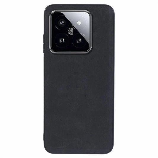 For Xiaomi 14 Slim Fit Case Anti-Drop Leather Retro Texture Phone Cover