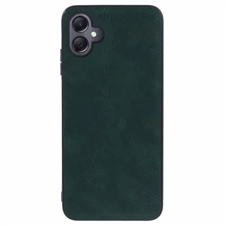 For Samsung Galaxy A05 4G Slim Case Retro Texture Leather Covered Phone Case
