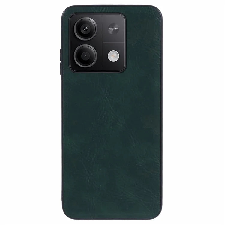 For Xiaomi Redmi Note 13 4G Shockproof Case Retro Texture PU+TPU+PC Phone Case