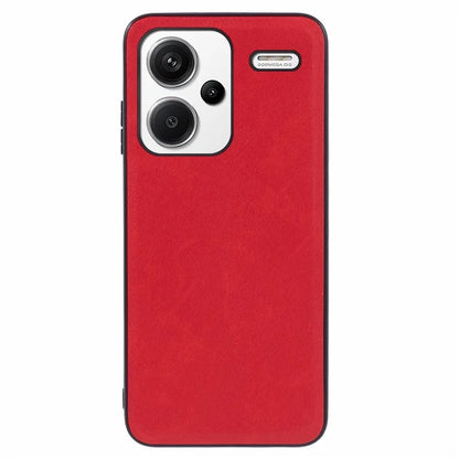 For Xiaomi Redmi Note 13 Pro+ 5G Protective Case Retro Texture PU Hybrid Phone Cover
