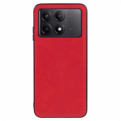 For Xiaomi Poco X6 Pro 5G / Redmi K70E 5G Case Retro Style PU+TPU+PC Hybrid Phone Case