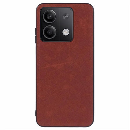 For Xiaomi Redmi Note 13 Pro 4G Shockproof Case Retro Style Leather Covered Phone Case