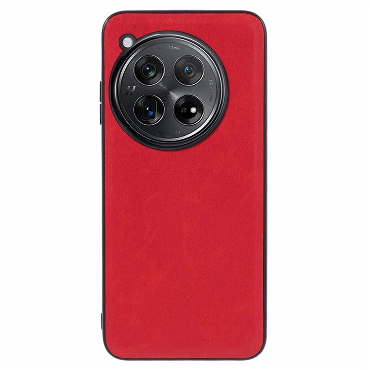 For OnePlus 12 5G Case PU Leather Vintage Phone Back Cover