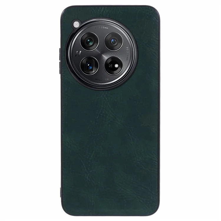 For OnePlus 12 5G Case PU Leather Vintage Phone Back Cover