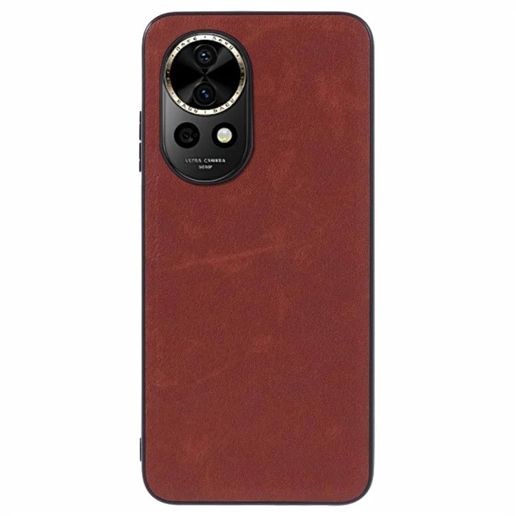 For Huawei nova 12 5G Phone Case Slim Fit Leather Retro Texture Back Cover