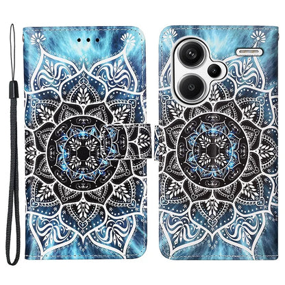 YB Pattern Printing Leather Series-4 for Xiaomi Redmi Note 13 Pro+ 5G Case Wallet Leather Phone Cover