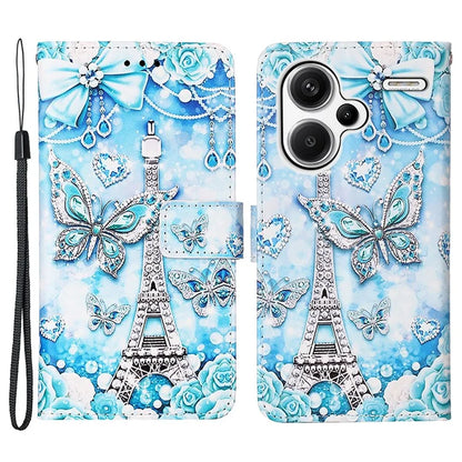 YB Pattern Printing Leather Series-4 for Xiaomi Redmi Note 13 Pro+ 5G Case Wallet Leather Phone Cover