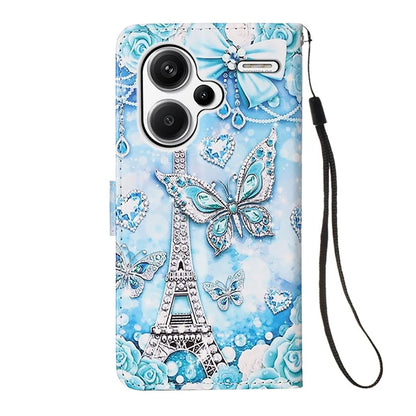 YB Pattern Printing Leather Series-4 for Xiaomi Redmi Note 13 Pro+ 5G Case Wallet Leather Phone Cover