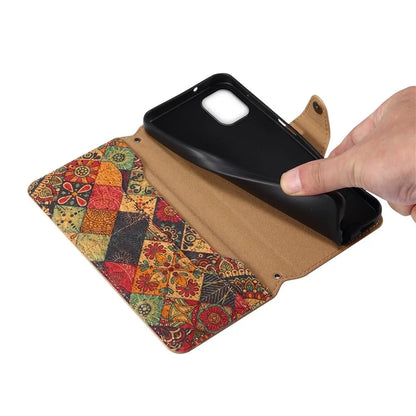 For iPhone 11 Pro Max Floral Phone Case PU Leather Wallet Full Protection Cover