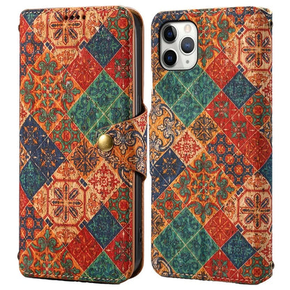 For iPhone 11 Pro Max Floral Phone Case PU Leather Wallet Full Protection Cover