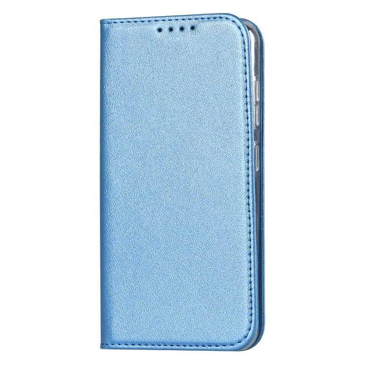 For Samsung Galaxy S23+ Case PU Leather Silk Texture Magnetic Flip Phone Cover
