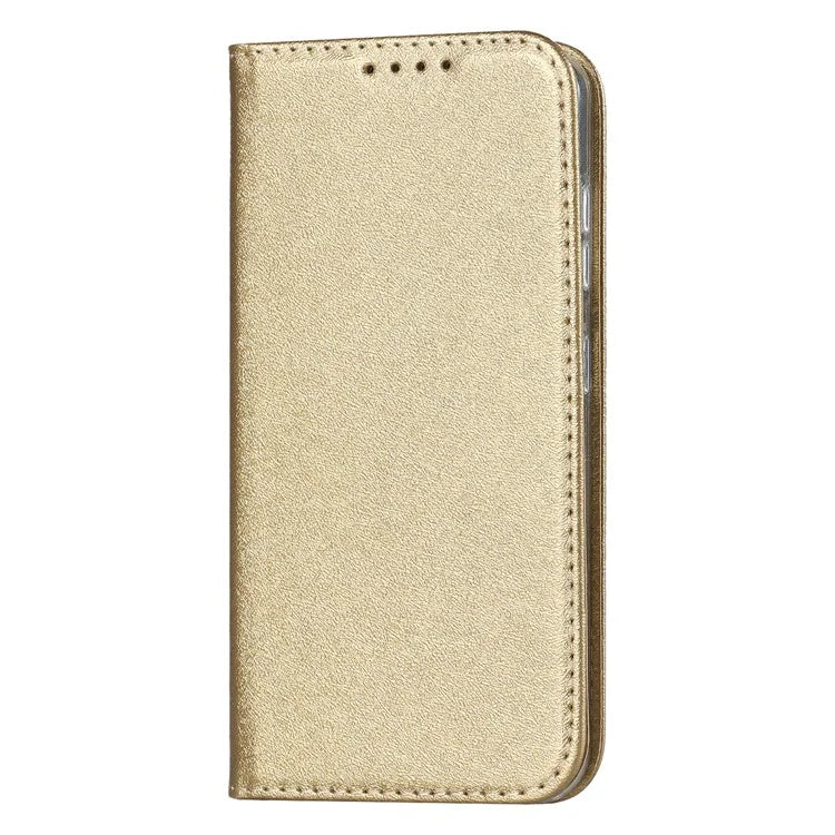 For Samsung Galaxy S23+ Case PU Leather Silk Texture Magnetic Flip Phone Cover