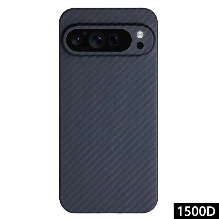 For Google Pixel 9 Pro Case 1500D Coarse Texture Aramid Fiber Precise Lens Cutout Phone Shell