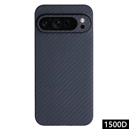 For Google Pixel 9 Pro Case 1500D Coarse Texture Aramid Fiber Precise Lens Cutout Phone Shell