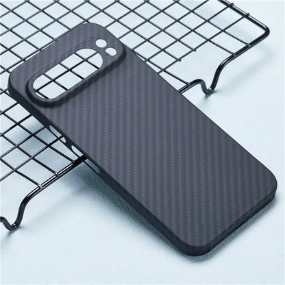 For Google Pixel 9 Pro Case 1500D Coarse Texture Aramid Fiber Precise Lens Cutout Phone Shell